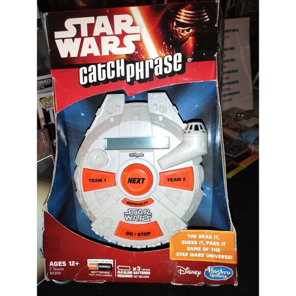Hasbro Gaming Disney Star Wars Catch Phrase Electronic Handheld Game NEW 2014 - Picture 2 of 7